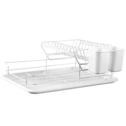 Gifi Egouttoir à vaisselle blanc 2 niveaux