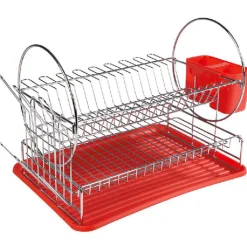 Gifi Egouttoir à vaisselle rouge