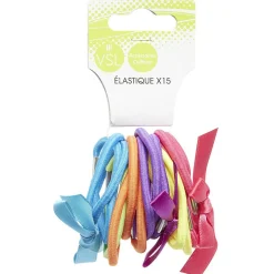 Gifi Beauté^Elastique cheveux multicolore x15