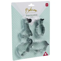 Gifi Emporte pièce forme animal inox argenté x4