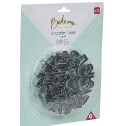 Gifi Emporte pièce forme lettre argenté x35