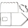 Gifi Emporte pièces maison hantée Halloween chauve souris x4