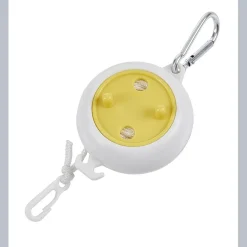 Gifi Entretien Du Linge|Enrouleur corde à linge rétractable 8 m jaune et blanc