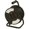 Gifi Accessoires Électriques^Enrouleur de bricolage 25m noir