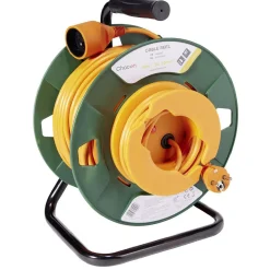 Gifi Accessoires Électriques^Enrouleur de jardin 40m vert