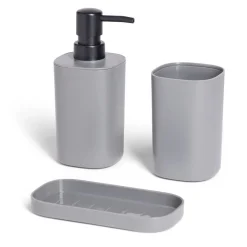 Gifi Aménagement Salle De Bain^Ensemble accessoires de salle de bain 3 pièces