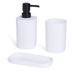 Gifi Aménagement Salle De Bain^Ensemble accessoires de salle de bain 3 pièces