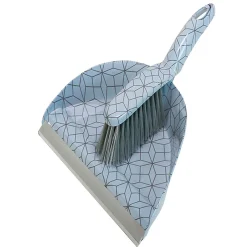 Gifi Nettoyage Et Entretien|Ensemble pelle balayette motif géométrique gris