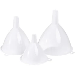 Gifi Entonnoir en plastique blanc x3