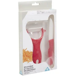 Gifi Eplucheur et couteau céramique