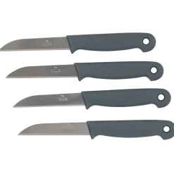 Gifi Eplucheur 4pcs en acier + plastique noir/blanc/gris/rouge