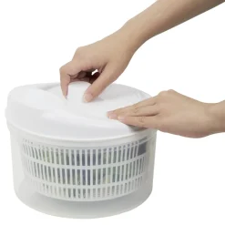 Gifi Essoreuse à salade plastique blanc 4,5l