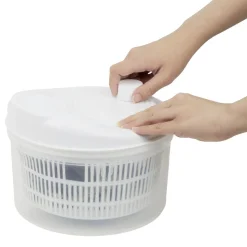 Gifi Essoreuse à salade plastique blanc 4,5l