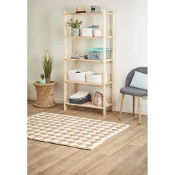 Gifi Rangement|Etagère 5 niveaux en pin naturel