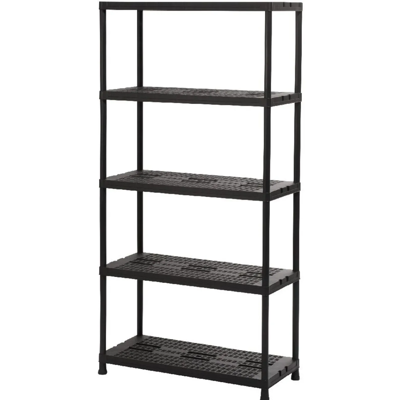 Gifi Rangement|Etagère 5 niveaux noire