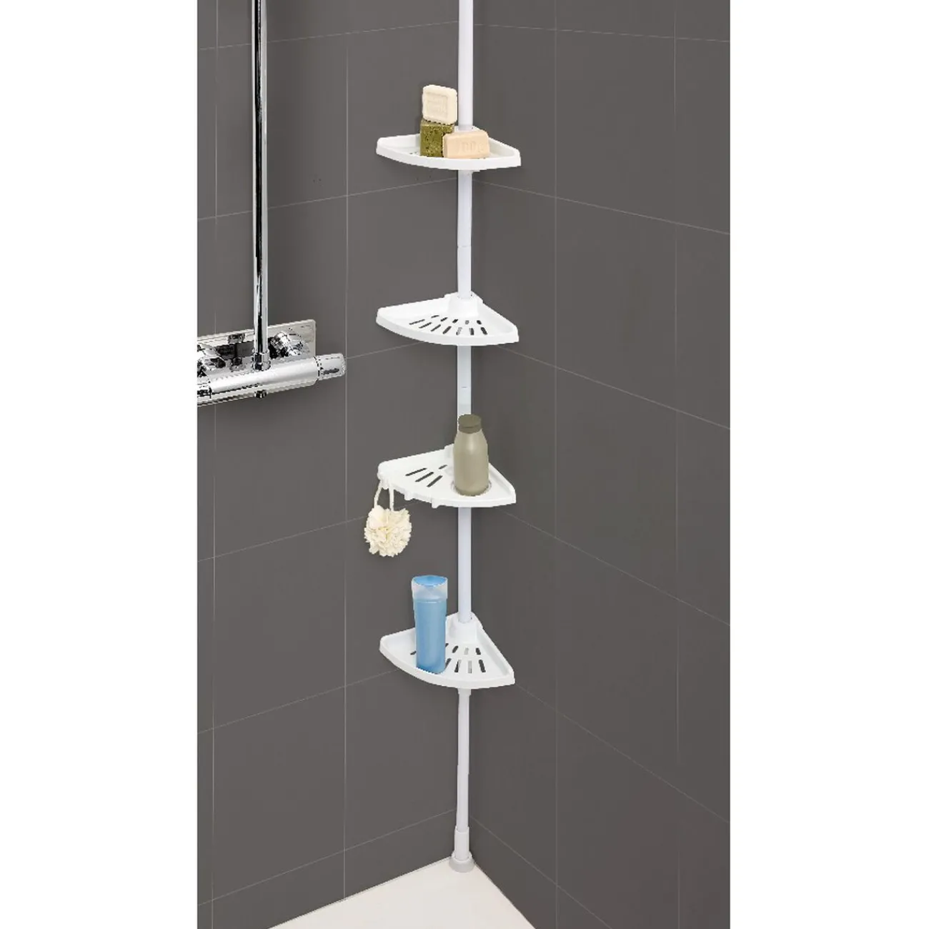 Gifi Equipement Douche^Etagère d angle extensible
