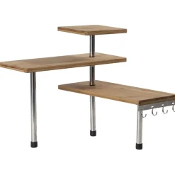 Gifi Etagère d angle modulable inspiration cuisine bambou