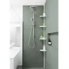 Gifi Equipement Douche^Etagère d'angle de douche extensible