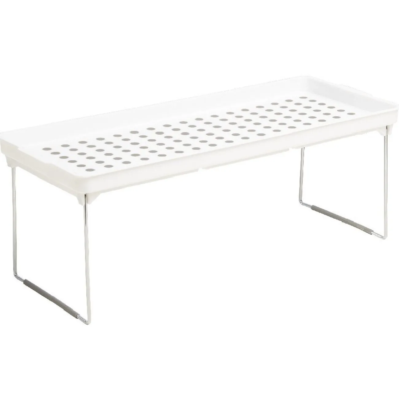 Gifi Rangement|Etagère de cuisine blanche empilable