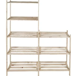 Gifi Rangement|Etagère de rangement en pin x 2