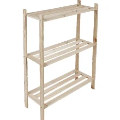 Gifi Rangement|Etagère de rangement en pin x 2