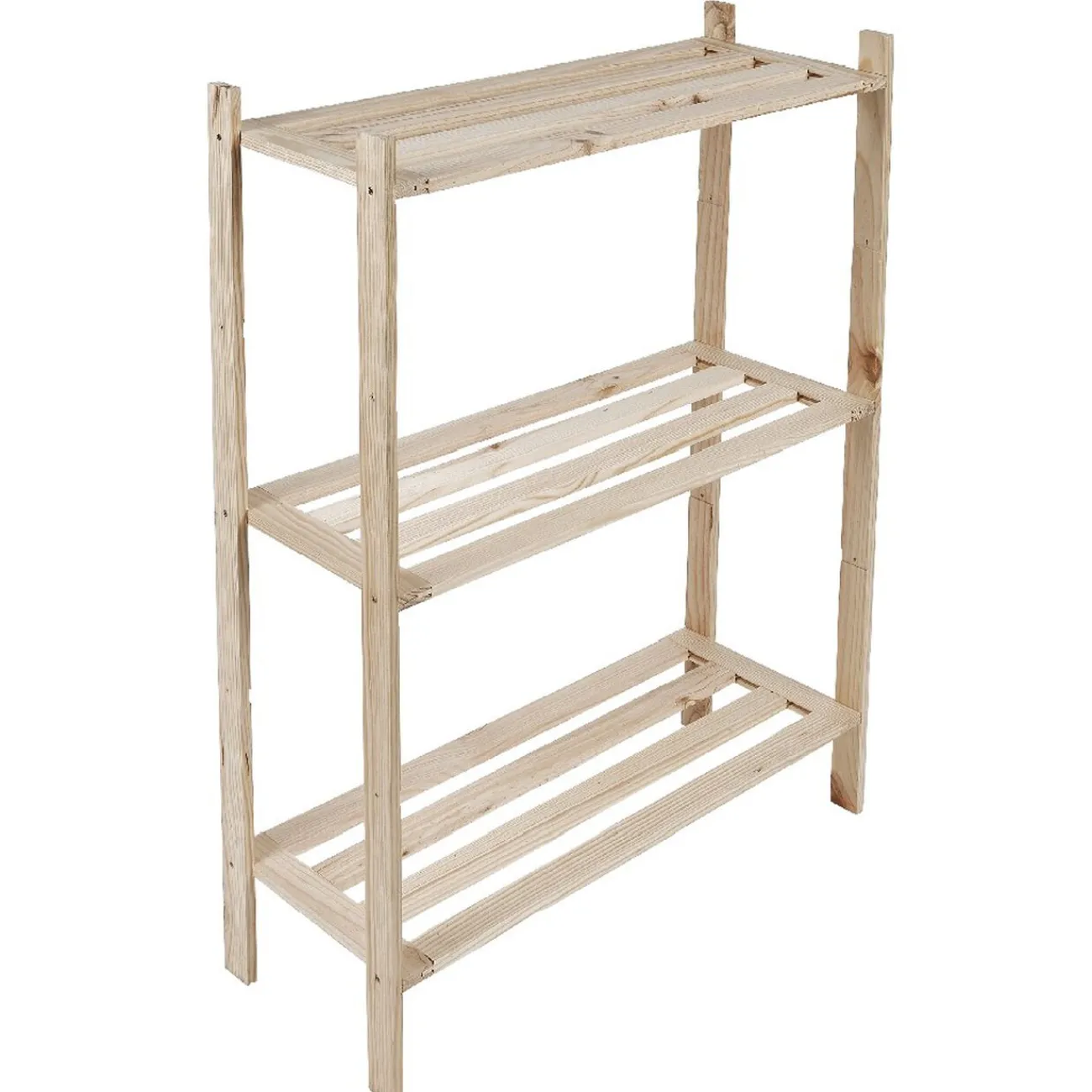 Gifi Rangement|Etagère de rangement en pin x 2