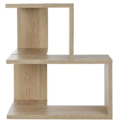 Gifi Rangement|Etagère double spécial angle couleur chêne