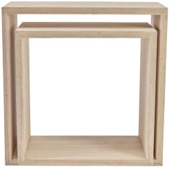 Gifi Rangement|Etagère murale Jungle forme carrée x2