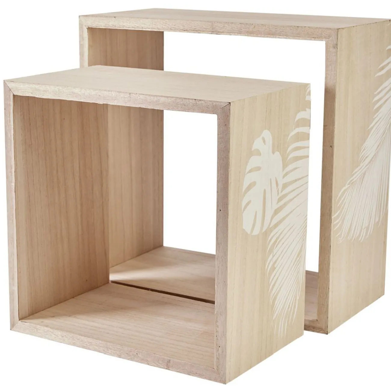 Gifi Rangement|Etagère murale Jungle forme carrée x2