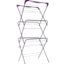 Gifi Entretien Du Linge|Etendoir à linge accordéon violet