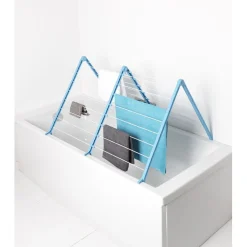 Gifi Entretien Du Linge|Etendoir à linge baignoire extensible bleu
