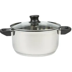 Gifi Faitout en inox gris argent 24 cm