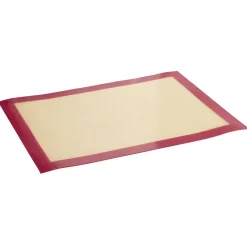 Gifi Feuille de cuisson réutilisable en fibre de verre silicone rose