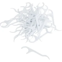 Gifi Bien-Être^Fil dentaire avec manche cure dents 50 pièces