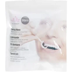 Gifi Bien-Être^Fil dentaire avec manche cure dents 50 pièces