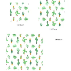 Gifi Film alimentaire réutilisable à la cire d'abeille auto-adhérent x3