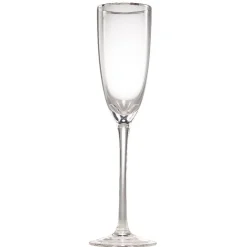 Gifi Flûte avec filet argenté en verre