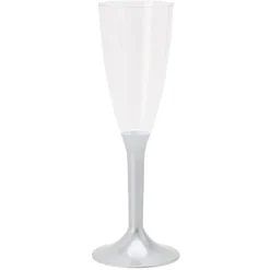 Gifi Flûte réutilisable argentée x6