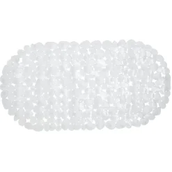 Gifi Equipement Douche^Fond de baignoire antidérapant design galet pvc blanc