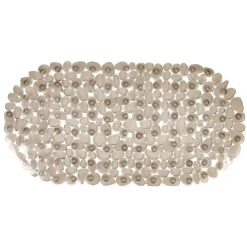 Gifi Equipement Douche^Fond de baignoire antidérapant design galet pvc gris