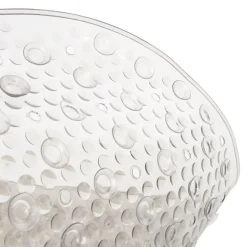 Gifi Equipement Douche^Fond de baignoire bulle transparent marron clair