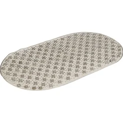 Gifi Equipement Douche^Fond de baignoire en pvc gris effet bulles