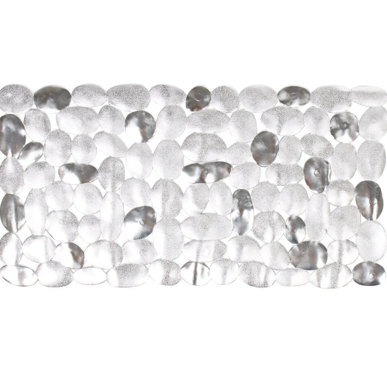 Gifi Equipement Douche^Fond de douche design galets gris brillant