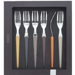 Gifi Fourchette multicolore x6 laguiole