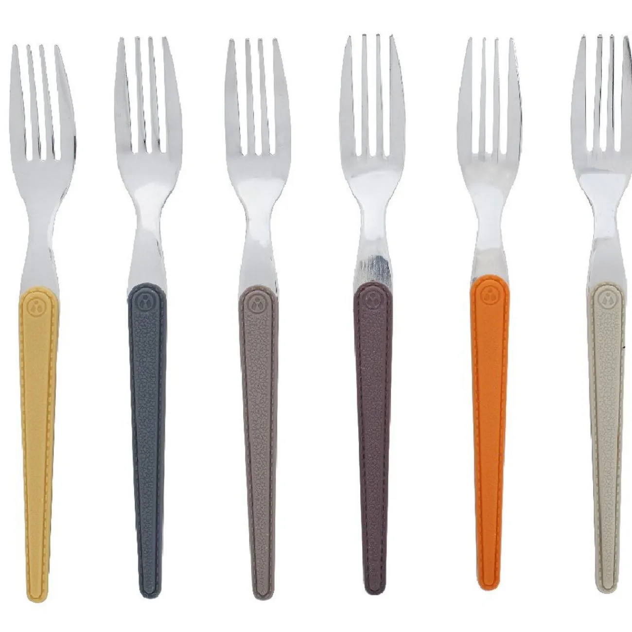 Gifi Fourchette multicolore x6 laguiole