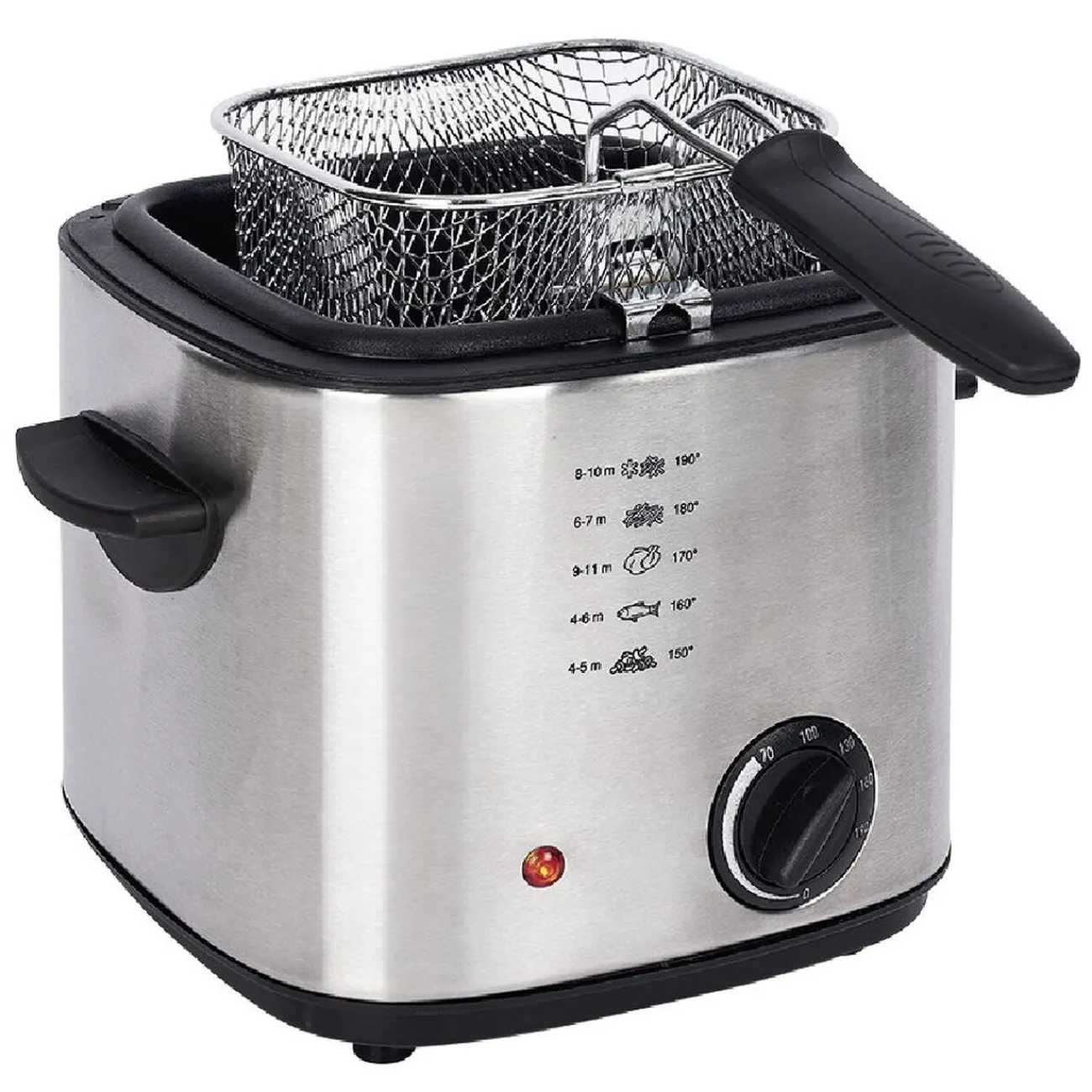 Gifi Friteuse et fondue en inox gris