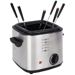 Gifi Friteuse et fondue en inox gris