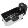 Gifi Friteuse électrique Homday amovible en inox 3L