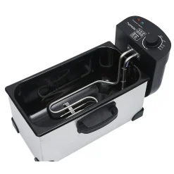 Gifi Friteuse électrique Homday amovible en inox 3L