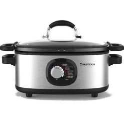 Gifi Friteuse multicuiseur Homday 6en1 inox grise et noir